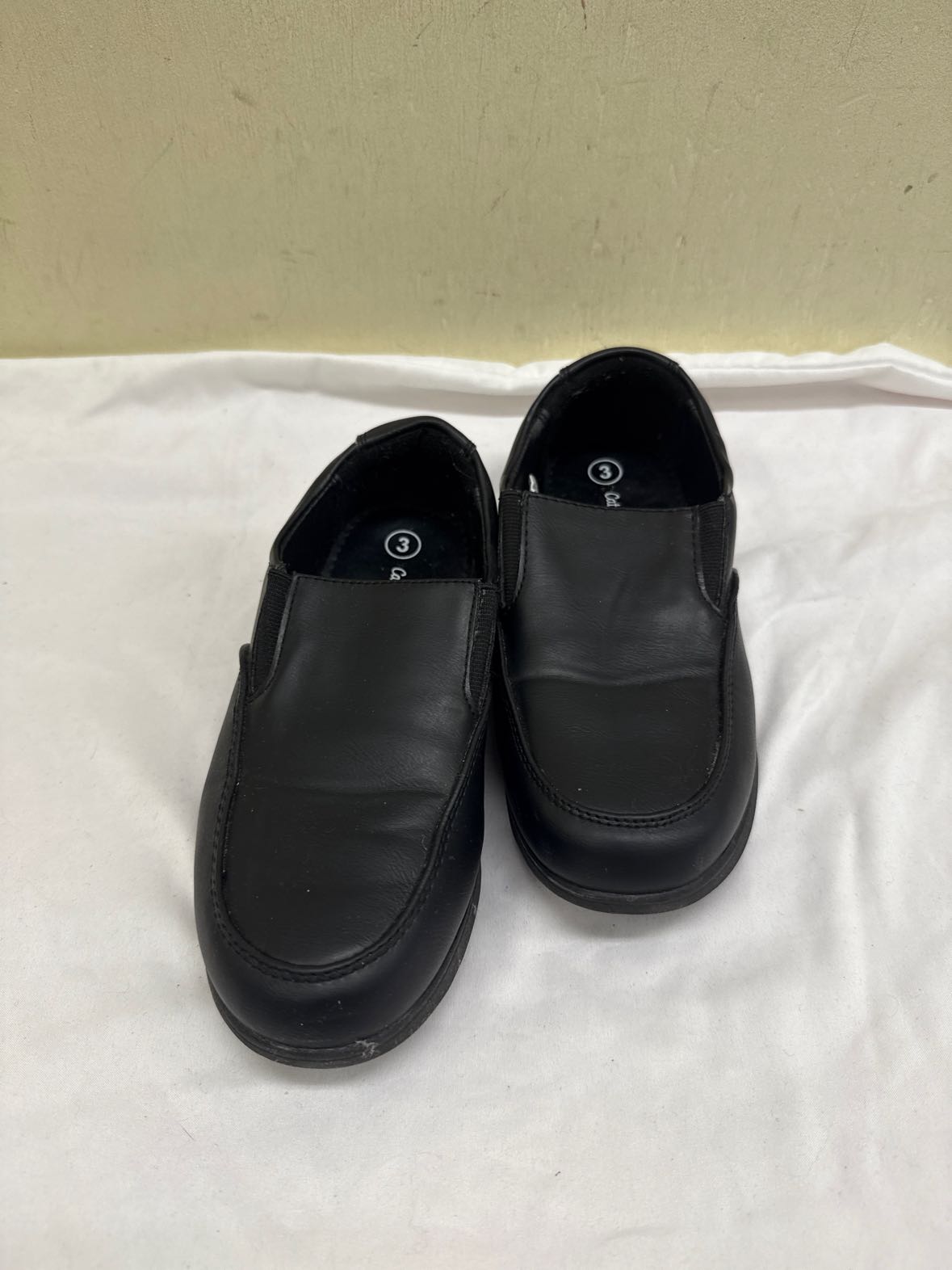 Cat & Jack Boy's Size 3 Black Shoes