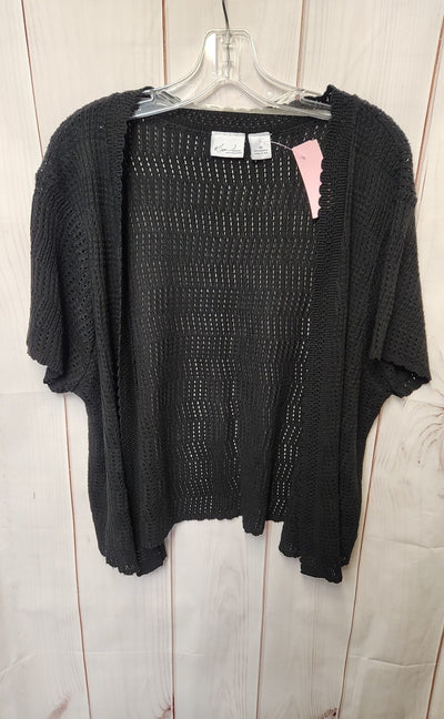Kim Rogers Women's Size 3X Black Cardigan