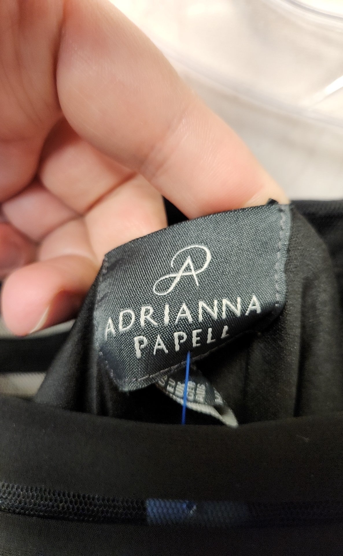 Adrianna Papell Women's Size 12 Black Dress