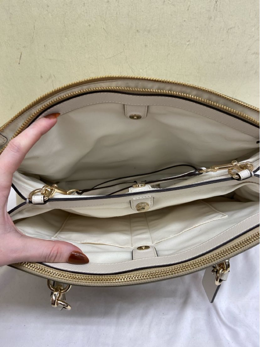 Coach 36721 Christie Carryall Signature Large Tan Leather Tote Bag