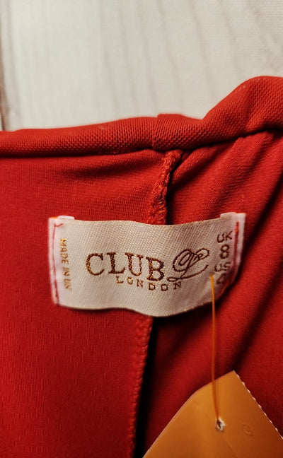 Club L London Women's Size 4 Red Jumpsuit