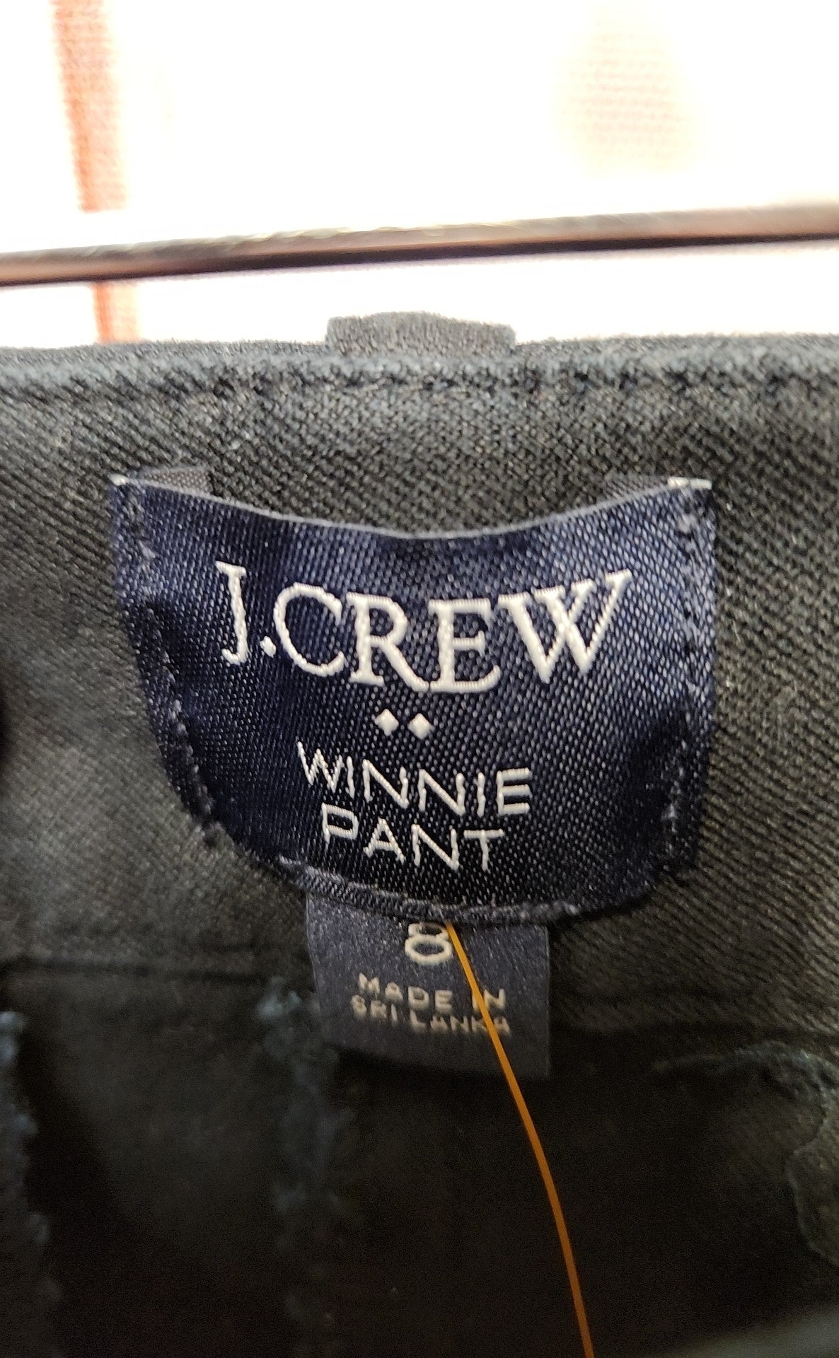 J Crew Women's Size 8 Black Pants Minnie Pant