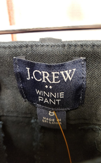 J Crew Women's Size 8 Black Pants Minnie Pant