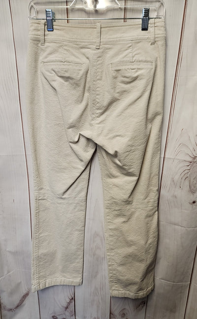 J Crew Women's Size 2 Petite Beige Corduroy Pants