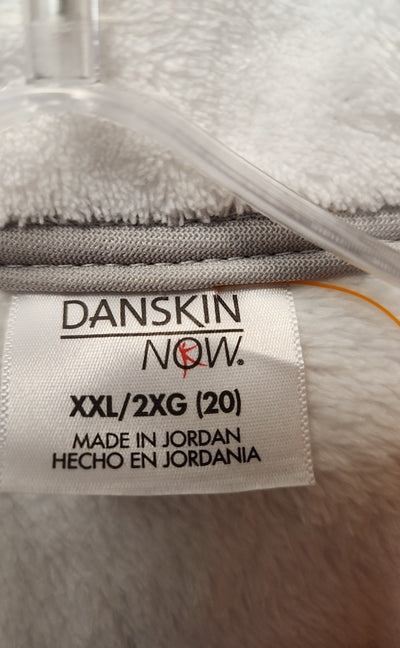 Danskin Women's Size XXL White & Gray Jacket