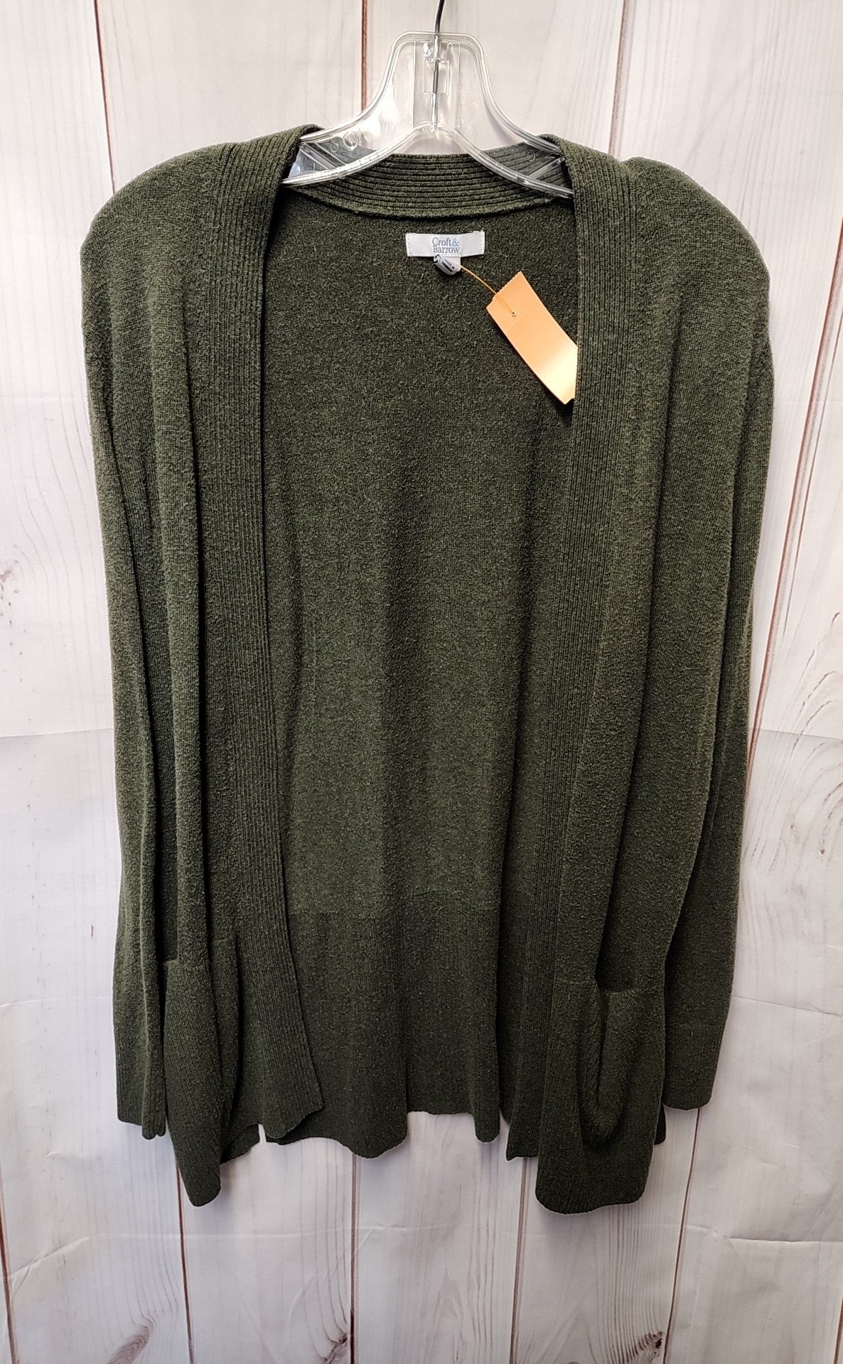 Croft & Barrow Women's Size M Green Cardigan