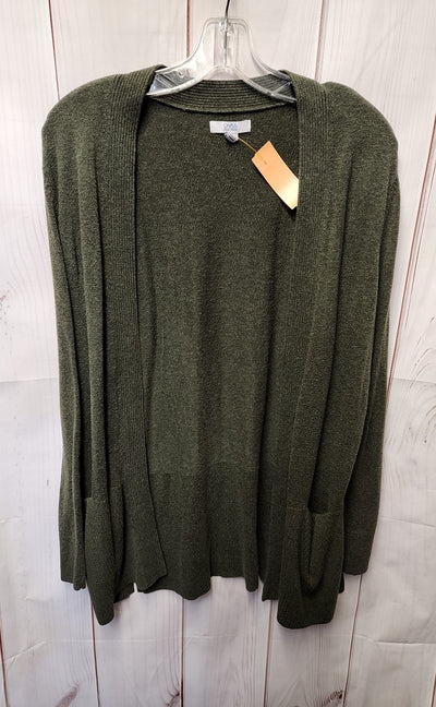 Croft & Barrow Women's Size M Green Cardigan