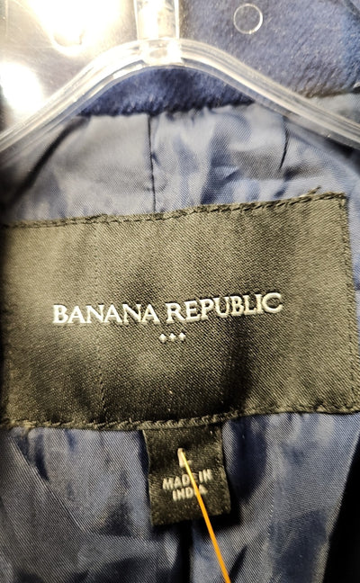 Banana Republic Women's Size L Navy Coat