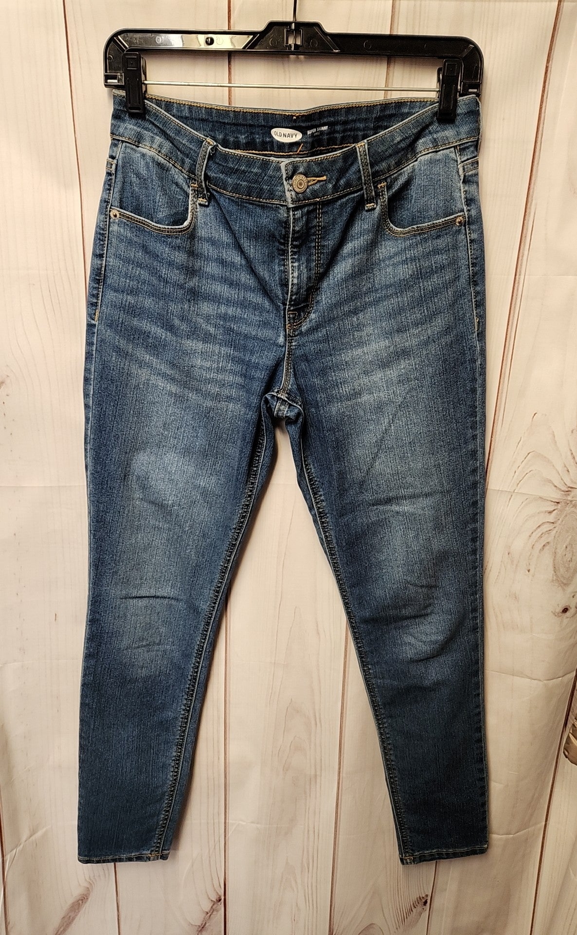 Old Navy Women's Size 28 (5-6) Blue Jeans Super Skinny Ankle