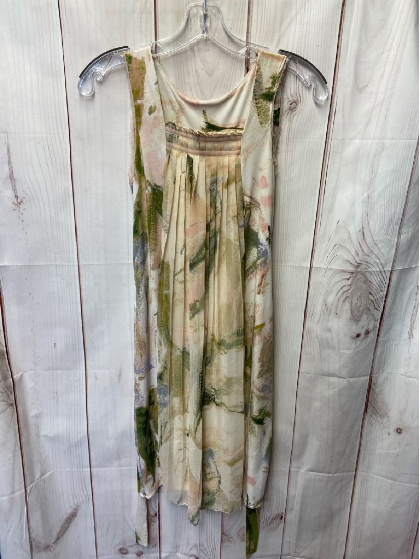 Simply Vera Women's Size XS Petite Peach Floral Dress