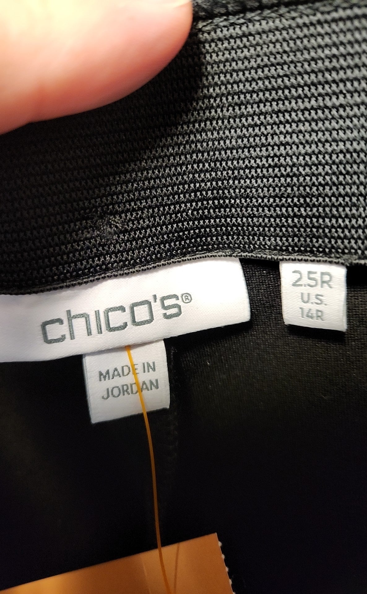 Chico's Women's Size 2.5 = US 14 Black Pants