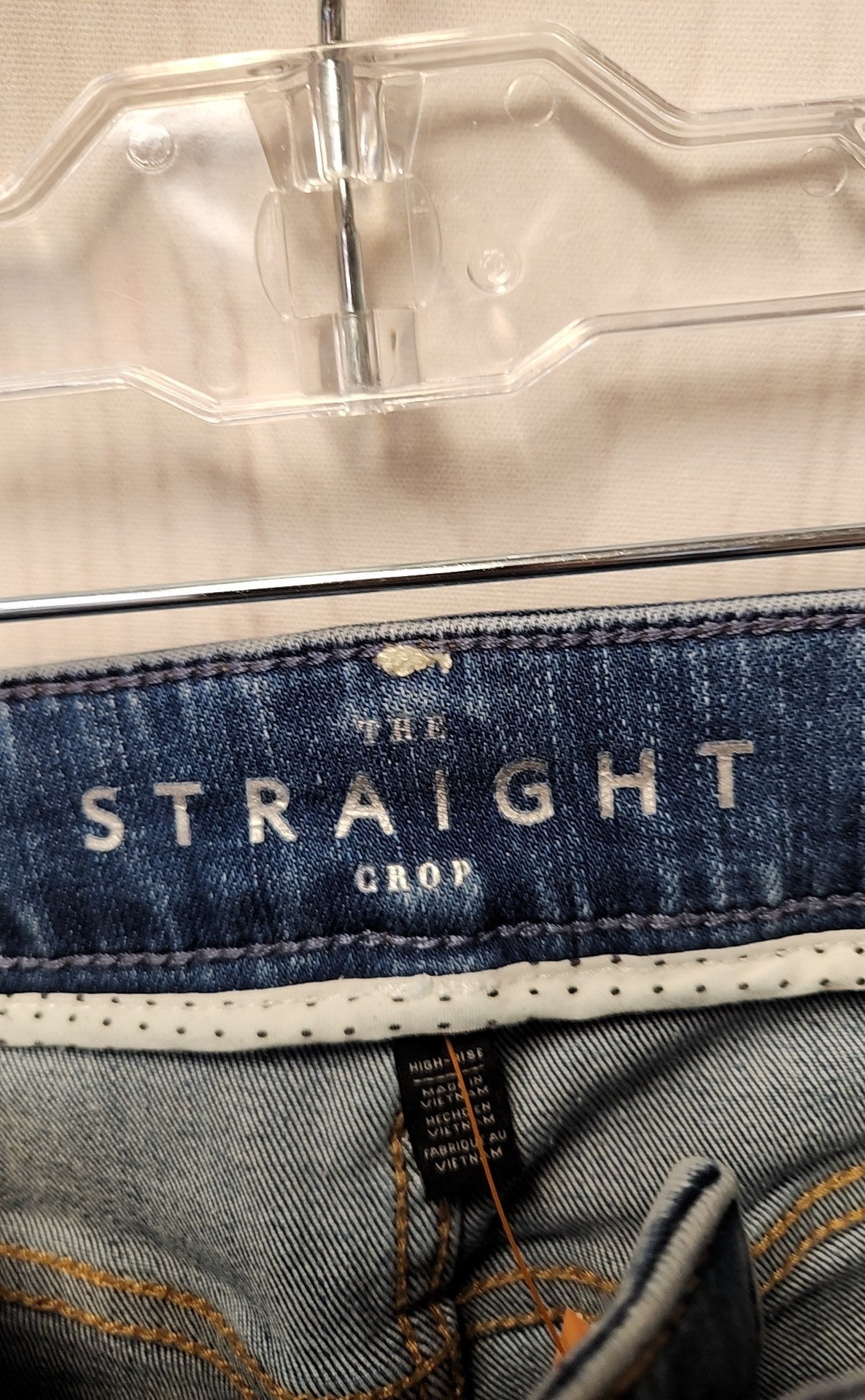 White House Black Market Women's Size 25 (0) Blue Jeans The Straight Crop
