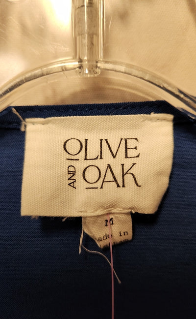 Olive & Oak Women's Size M Blue Long Sleeve Top