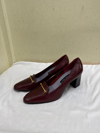 Etienne Aigner Women's Size 8-1/2 Red Pumps Shoes