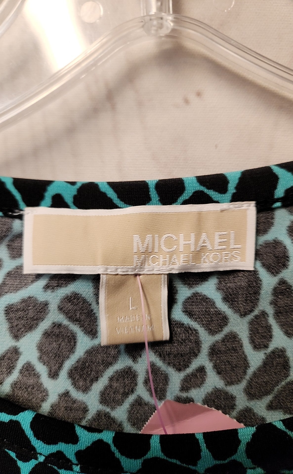 Michael Kors Women's Size L Black & Green Dress