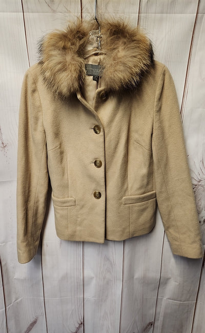 Ann Taylor Women's Size 4 Petite Beige Jacket
