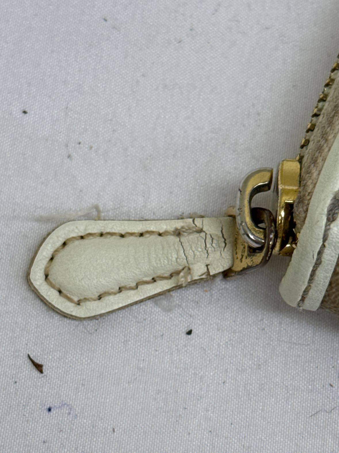 Coach Tan Leather Wallet AS IS - wear & marks