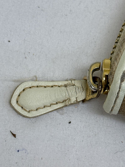 Coach Tan Leather Wallet AS IS - wear & marks