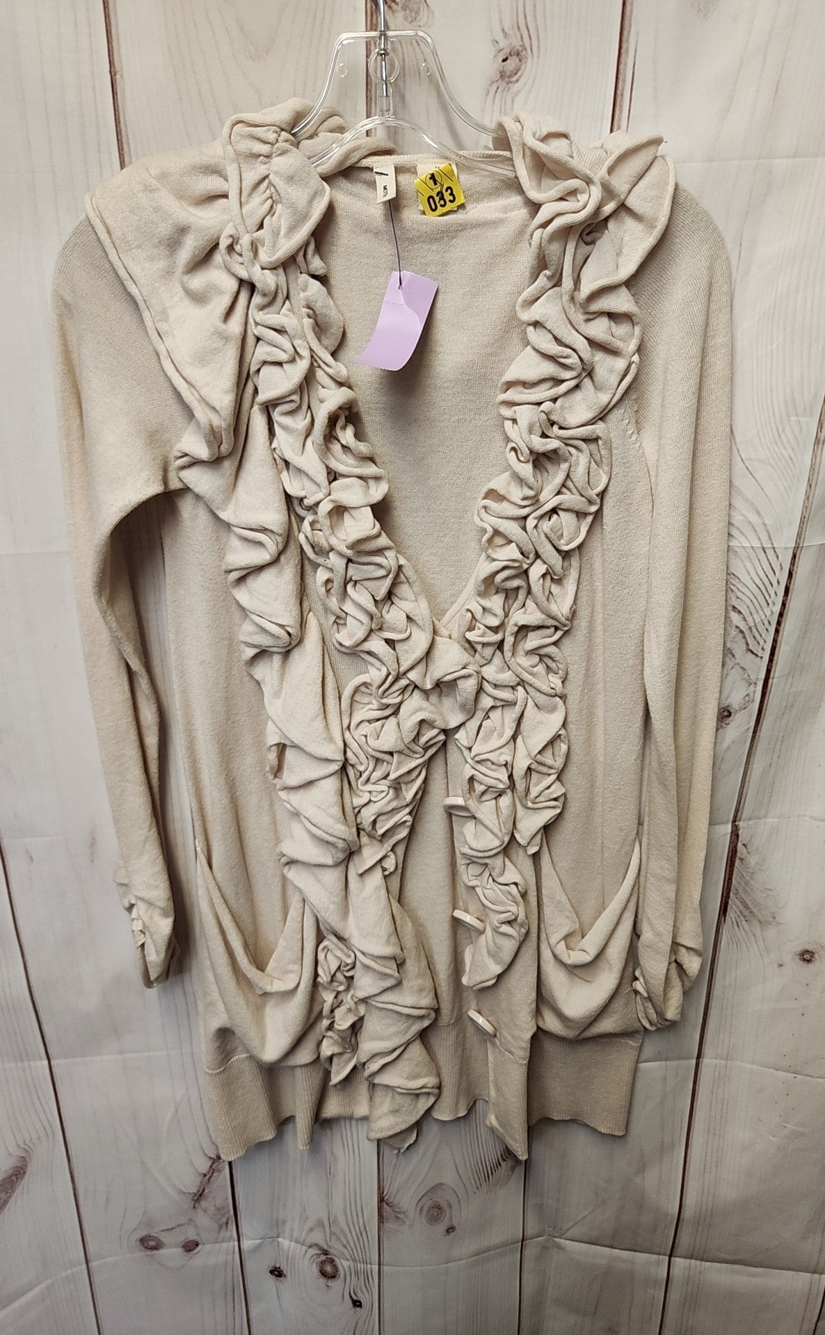 Moth Women's Size XS Beige Cardigan