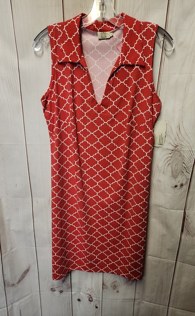 NWT Katherine Way Women's Size L Red Dress