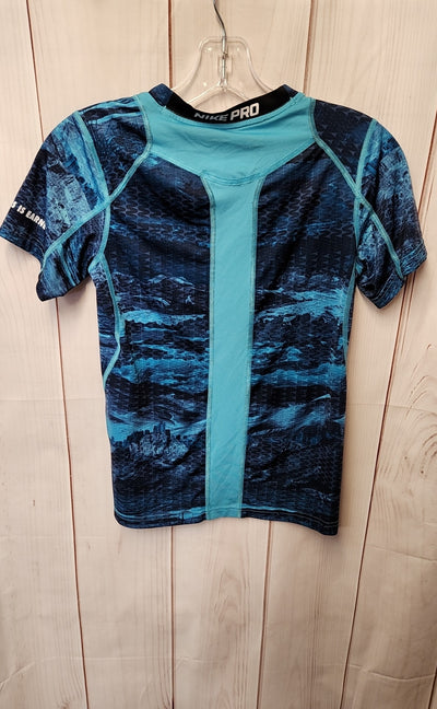 Nike Women's Size M Blue Short Sleeve Top