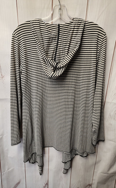 Chico's Women's Size M White & Black Cardigan