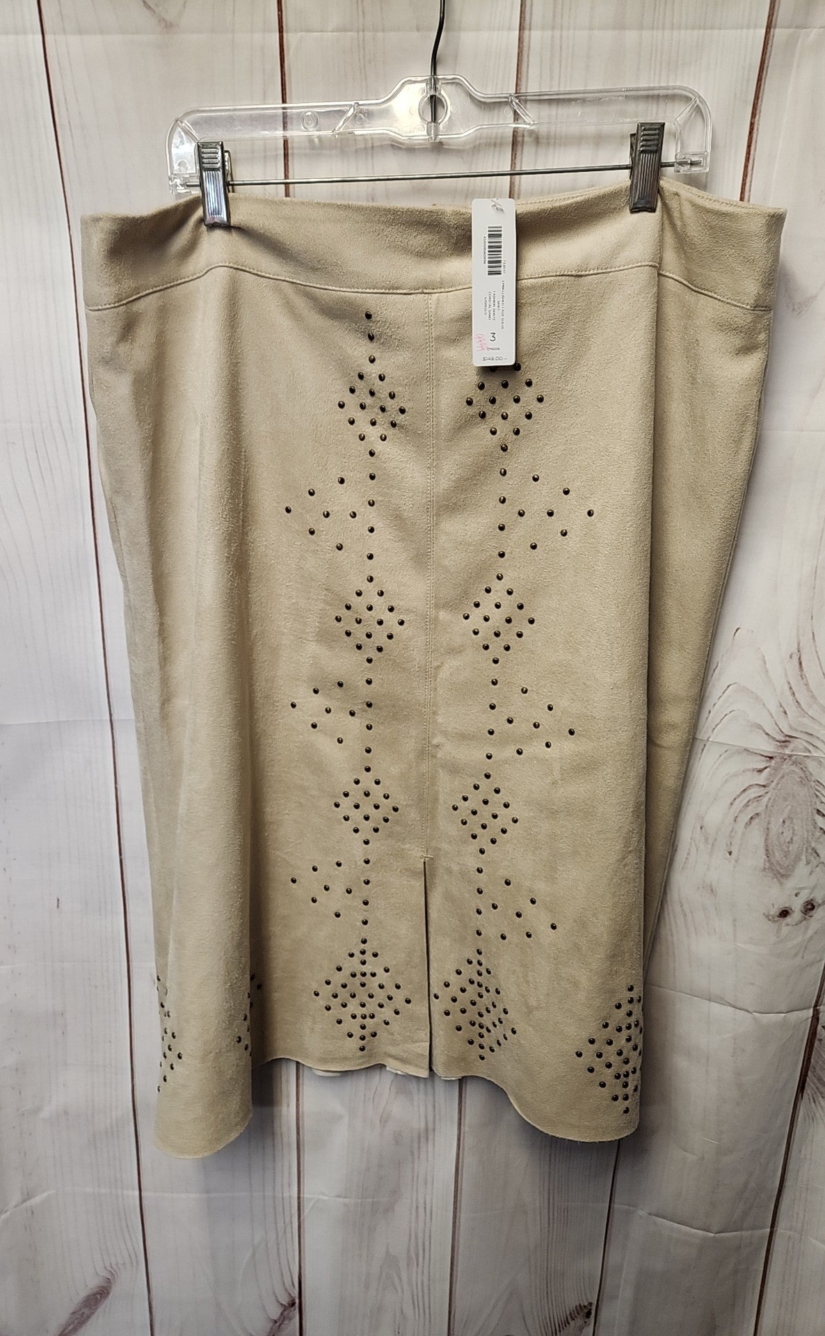 NWT Chico's Women's Size 3 = US 16 Beige Skirt