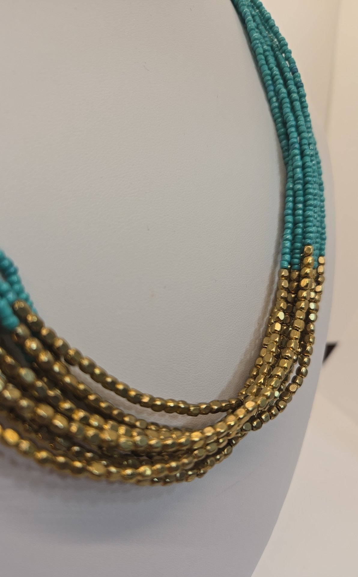 Blue Beaded Necklace