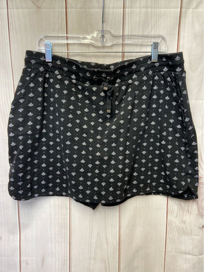 Croft & Barrow Women's Size XL Black Skorts