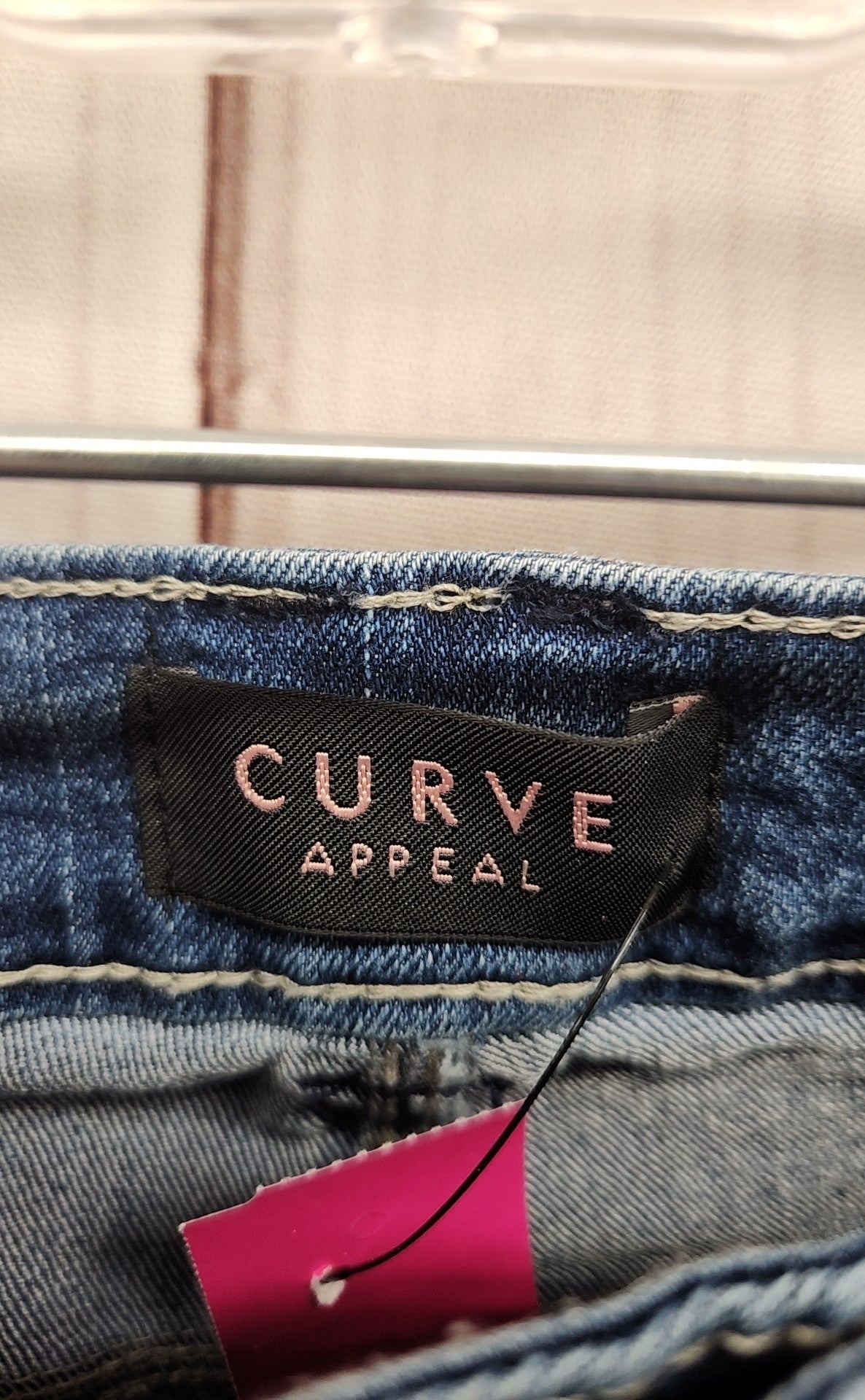 Curve Appeal Women's Size 30 (9-10) Blue Shorts