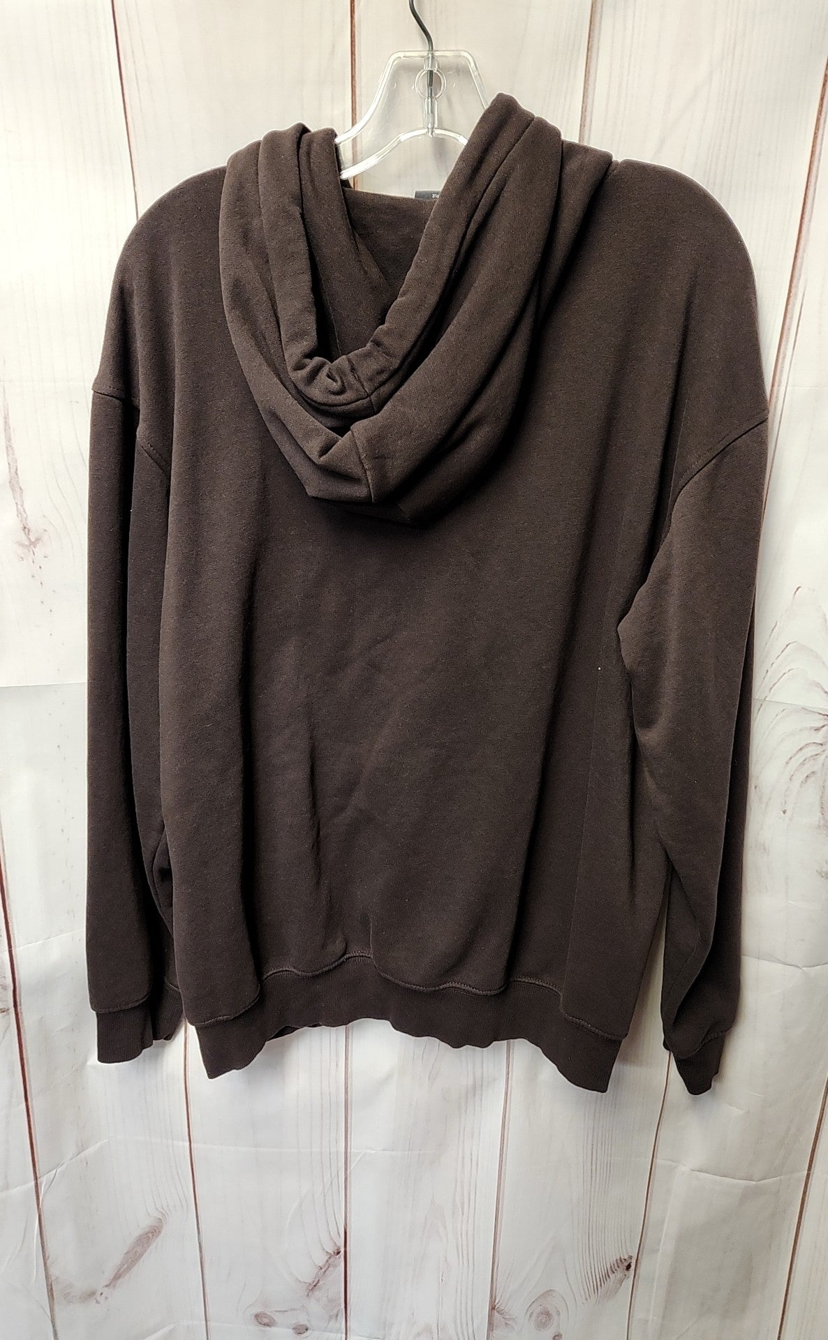 H&M Men's Size S Brown Sweatshirt Loose Fit Hoodie Hooded