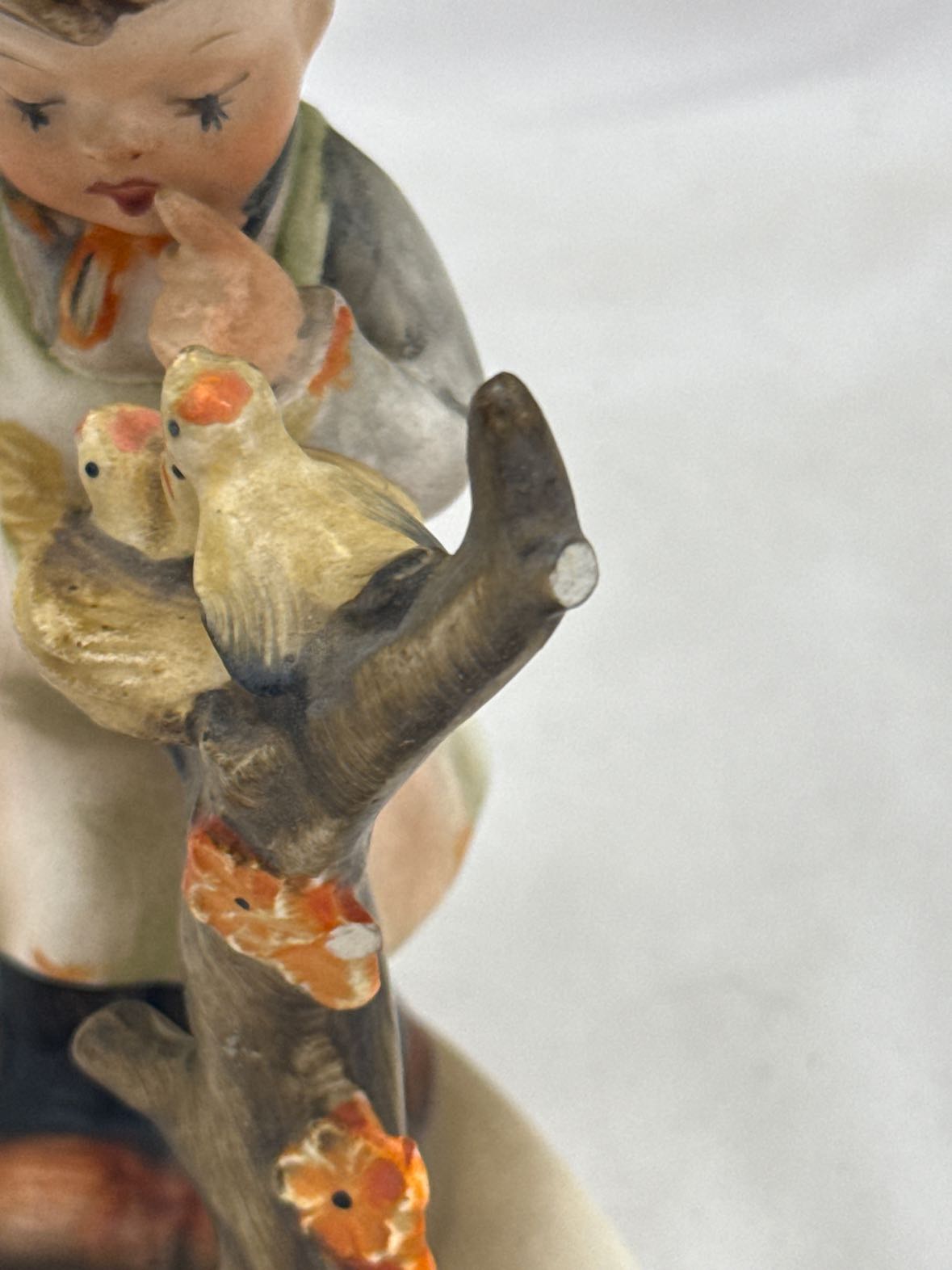 VTG NAPCO Hay Day Figurine AS IS - Branch Tip Chipped Off