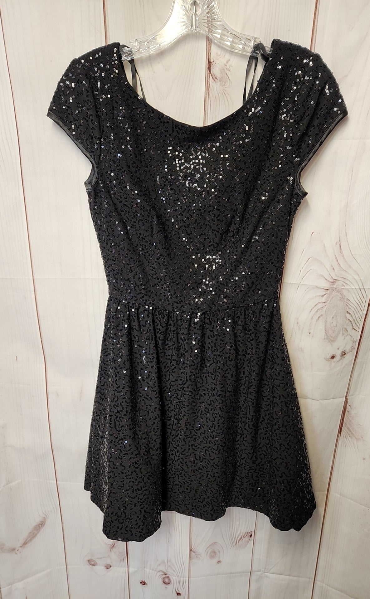 Delias Women's Size 5/6 Black Sequined Romper