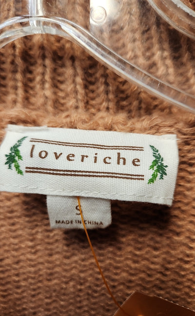 Loveriche Women's Size S Brown Sweater
