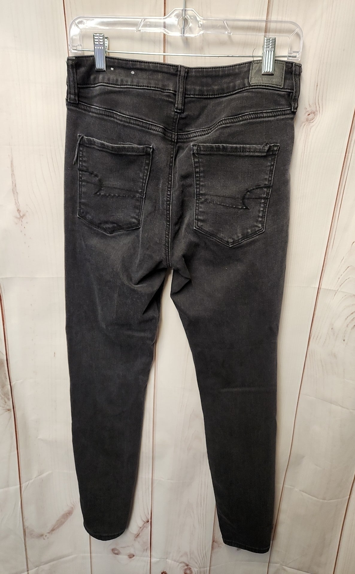 American Eagle Women's Size 30 (9-10) Black Jeans Hi-Rise Jegging