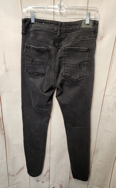 American Eagle Women's Size 30 (9-10) Black Jeans Hi-Rise Jegging