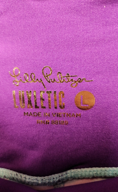 Lilly Pulitzer Women's Size L Teal Leggings