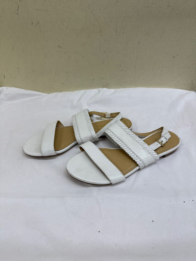 Talbots Women's Size 6 White Sandals Shoes