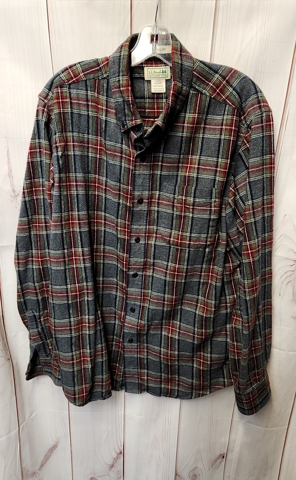 LL Bean Men's Size M Gray Shirt