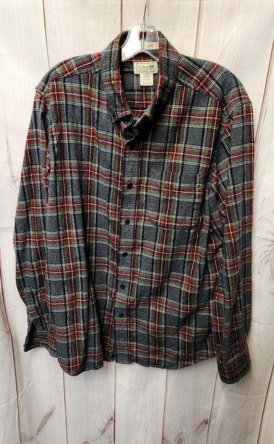 LL Bean Men's Size M Gray Shirt