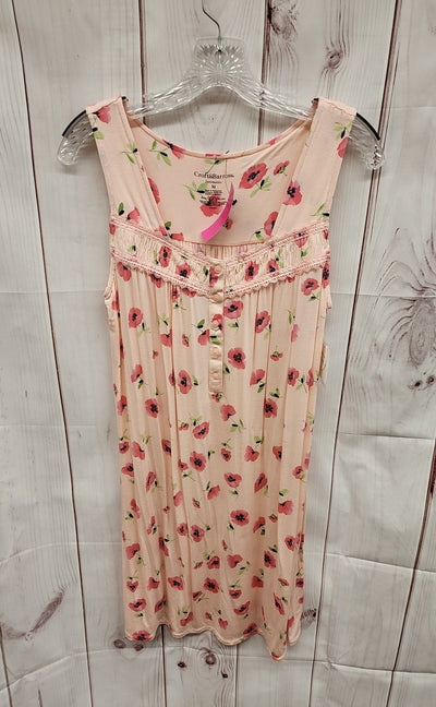 Croft & Barrow Women's Size M Pink Floral Nightgown