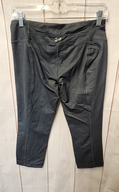 NWT Under Armour Women's Size S Gray Active Capris