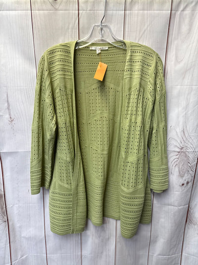 Cyrus Women's Size L Green Cardigan