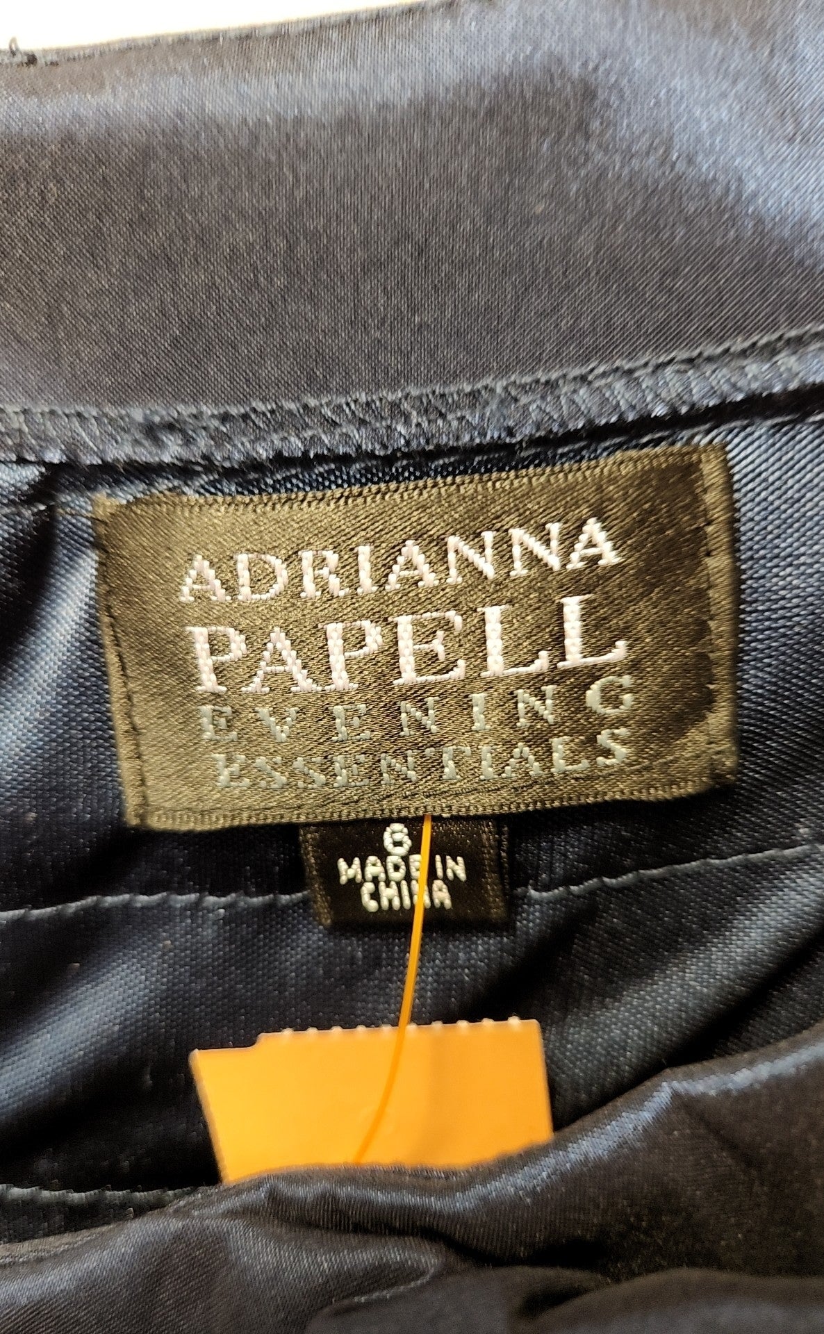 Adrianna Papell Women's Size 6 Navy Sleeveless Top