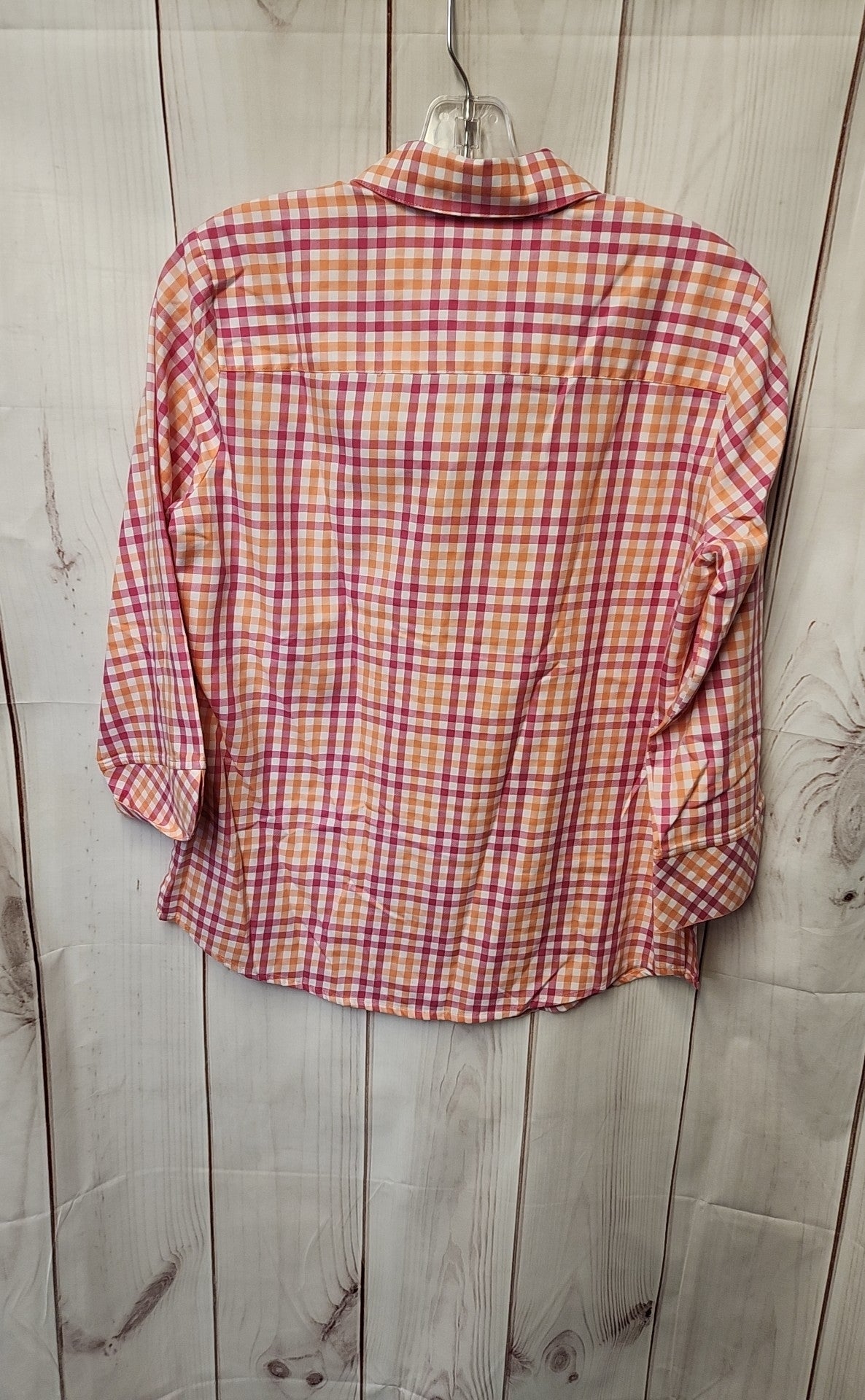 Foxcroft Women's Size 6 Pink 3/4 Sleeve Top