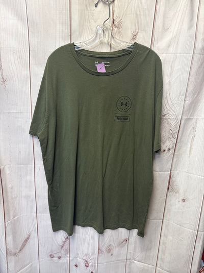 Under Armour Men's Size 2X Olive Green Shirt