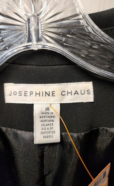 Josephine Chaus Women's Size 14 Black Jacket
