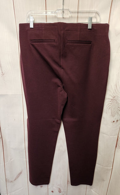 Kelly by Clinton Kelly Women's Size L Purple Pants