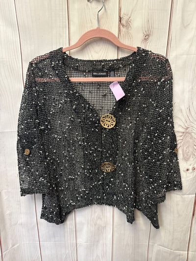 Nina Leonard Women's Size S Black Cardigan