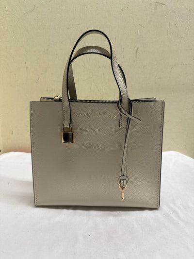 Marc Jacobs Beige Leather Mini Tote Bag